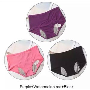 3 Pcs Leak Proof Menstrual Underwear